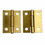 BISAGRA COMUN DORADA GOLDEN 2 C.18 ( CAJITA X 12 PAR)