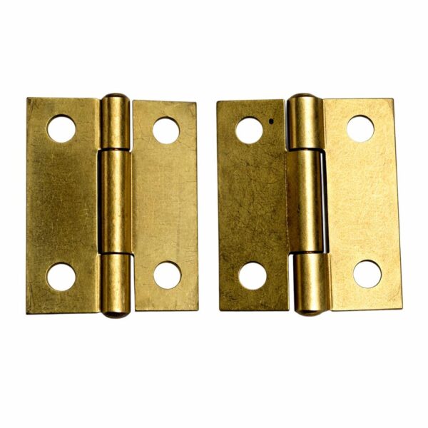 BISAGRA COMUN DORADA GOLDEN 2 C.18 ( CAJITA X 12 PAR)