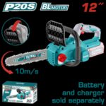MOTOSIERRA INALAMBRICA 12 20V INDUSTRIAL BATERIA Y CARGADO NO INCLUIDO TOTAL (TGSLI20126)