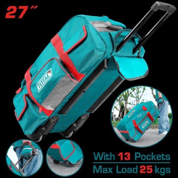 BOLSO DE HERRAMIENTA 27" CON RODACHINES CAP 27KG TOTAL (THRRTB2712)