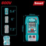 TESTER DIGITAL 600V 4000 CONTEOS RMS INDUSTRIAL TOTAL (TMT516003)