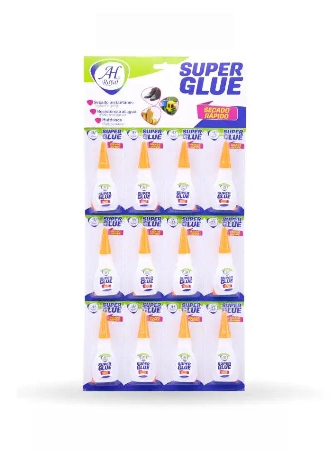 SUPER GLUE CARTON DOSIFICADOR X 12 UNIDADES (5 GRS) (PAC6417-342)