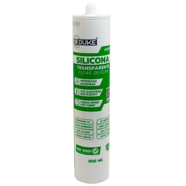 SILICONA TUBO TRANSPARENTE 300ML ANTIHONGOS UDUKE (HT3111) REF: 21349
