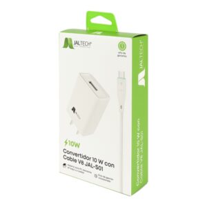 CONVERTIDOR 10W CON CABLE V8 JAL-S01 Ref: 70766