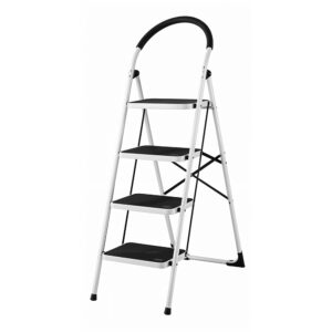 ESCALERA PLEGABLE TUBULAR 4 PELDANOS UDUKE (HT1324) Ref:13655