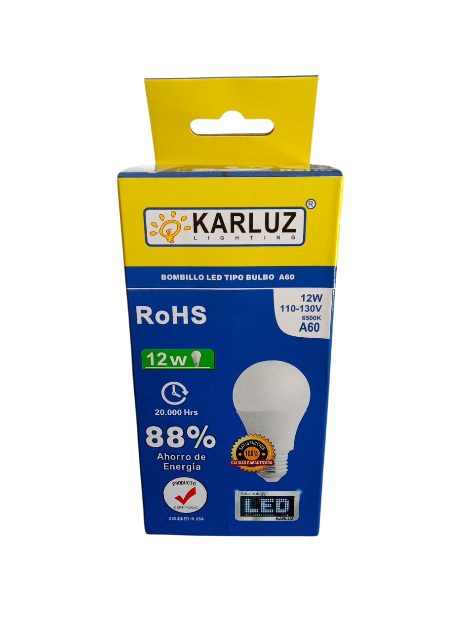 BOMBILLO LED 12W TRD 110V KARLUZ Ref: KL-2130-1