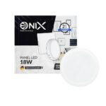 PANEL LED 18W REDONDO INCRUSTAR LUZ DIA ONIX 85-265VAC (6500K) (ZFR532) Ref: 8382B