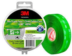 CINTA DOBLE FAZ VHB 4910 TRANSPARENTE 3M 19MM X 5 MTS (HB004459218) Ref: 20859