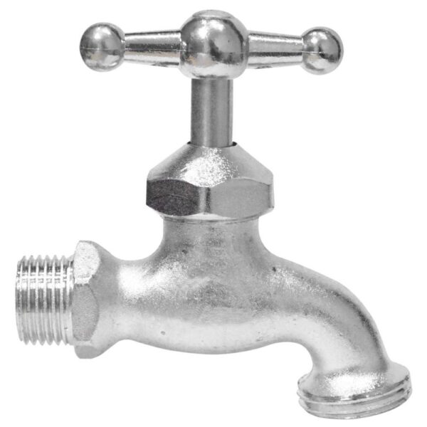 GRIFO SATINADO CROMADO 1/2″ 180G VHARBOR (HT3102) Ref: 20750