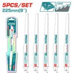 SET DE SEGUETA SIERRA SABLE 9" X 5PCS PARA MADERA TOTAL (TRSB1111DF)
