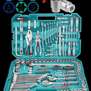 Juego de Herramientas 165 Pzs Industrial Super Total ( THKTHP61657)