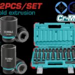 COPAS DE IMPACTO 1/2 INDUSTRIAL LARGO 40 MM JUEGO X 22PZS 10 - 24 MM TOTAL (THKISD12221L)