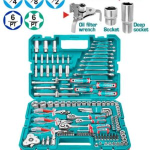 Juego de Herramientas x 160 Pzs Industrial Total (THKTHP61607)