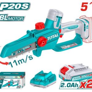 Sierra Mini Inalambrica 5"  20V Industrial Incluye 2  Bateria 2.0AH  y Cargador  Total (UTGSLI20562)