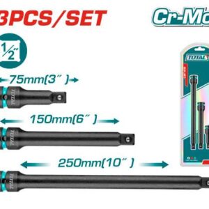 Extension de Impacto  1/2" x 3 Pzs Industrial Total (THISEB12031)