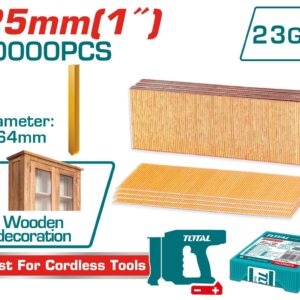Puntilla o Clavillo sin Cabeza 1″GA23 10000PZS Industrial Super Total (TAC06825)