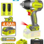 Pistola Impacto Inalambrica 1/2 20V 780NM Incluye 2 Baterias 4.0AH 1 Cargador y Accesorios Dyllu (UDTCD1B785)