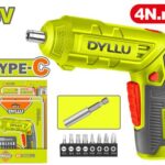 ATORNILLADOR INALAMBRICO 4V  4NM INCLUYE 8 PUNTAS TALADRO DYLLU (DTCV4415)