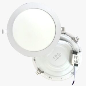 PANEL LED 12W REDONDO INCRUSTAR LUZ DIA VATIO 100-240VAC (6400K) (24007)Ref:8381A