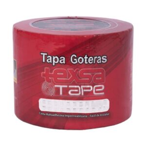 CINTA ASFALTICA TAPA GOTERAS 10 CM X 10 M ALUMINIO TEXSA TAPE Ref: 18447