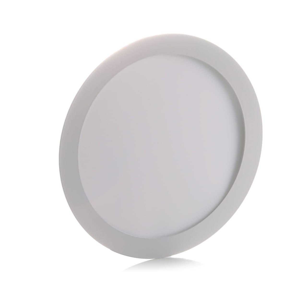 PANEL LED 18W REDONDO INCRUSTAR LUZ DIA TITANIUM 85-265VAC (6500K) (TTA06) REF:8382A