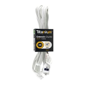 Extension Blanca 3,6 MTS Titanium (Duplex 2X14 -12FT) (ECA41)