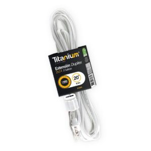 Extension Blanca 6,1 MTS Titanium (Duplex 2X14 -20FT) (ECA95)