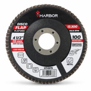 Disco Flap 4-1/2" Grano 100 Vharbor (HT4379)