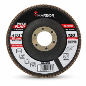 Disco Flap 4-1/2" Grano 120 Vharbor (HT4380)