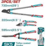 TIJERA PODAR  BLISTER X 3 PZS INDUSTRIAL TOTAL (THT1576133)
