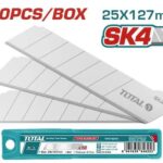 REPUESTO BISTURI 25 X 127 MM JUEGO X 10 UNIDADES INDUSTRIAL TOTAL (THT5192501)