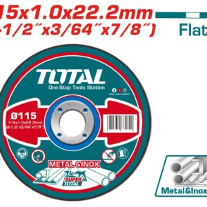 Disco Corte Metal/Acero Inoxidable 4 1/2" Total (TAC2101151)