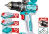Taladro de impacto inalámbrico 20V con dos baterías de 4.0 Ah