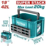 CAJA HERRAMIENTAS 19" APILABLE Y ADAPTABLE (THTWB61001-THWB61201) SUPER TOTAL (TPBXS104)