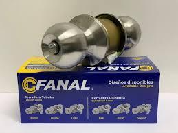 CHAPA BOLA BAÑO METALICO FANAL (COLOR SATINADA)(4805)