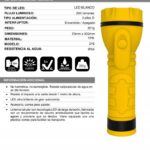 Linterna Tronex 3 LED 200 Lumenes Encauchetado Amarillo (Pila D) (TRL60LR20CAY)