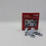 Chinche Plastificado Blanco por 50 UND Triton