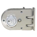 Chapa Candado Inafer Derecha Sobreponer con Roseta y Placa de Soldar  (C-996R)