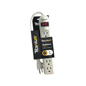 Toma Multiple x 6 Salidas Cable de 85CM (ECA52)