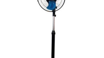 Ventilador Uduke de 10 pulgadas con 3 aspas metálicas