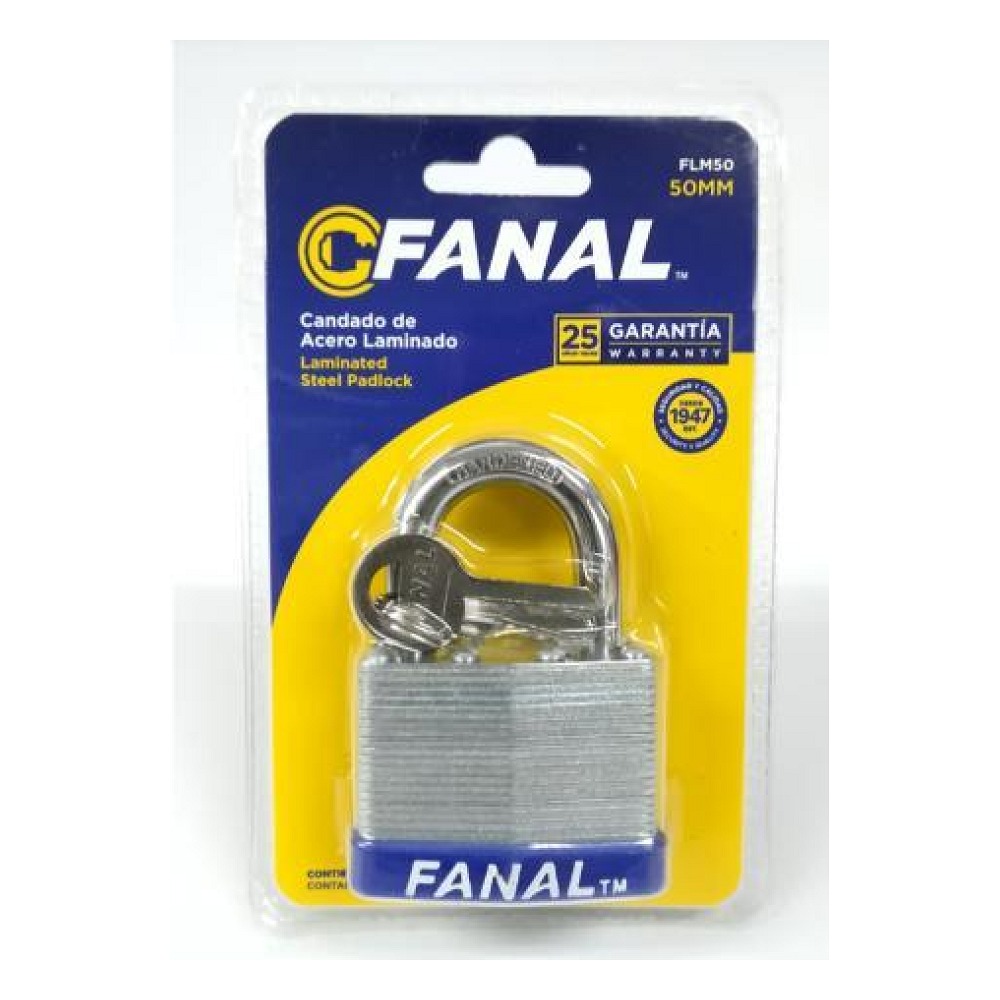 Candado Laminado Fanal 50MM (FLM50)