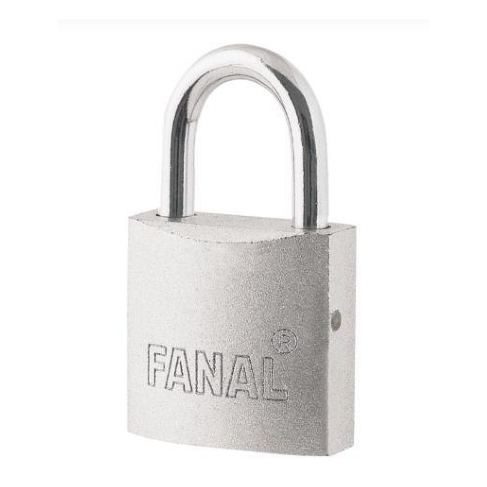 Candado Hierro 3 Llaves Plata Fanal (FH38-S)