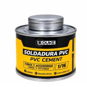 Pega PVC Fina Uduke Azul 1/16 Lata