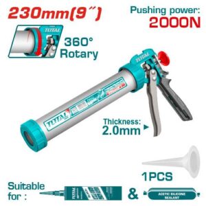 Pistola Calafateo 9 Industrial Tubo Aluminio Total (THT8809)