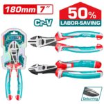 Cortafrio Multifuncional 7" Cromo Vanadium Industrial Total (THT271708S)