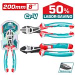 Cortafrio Multifuncional 8" Cromo Vanadium Industrial Total (THT271808S)