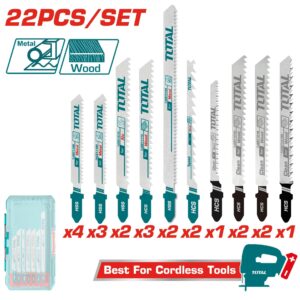 Set de Segueta Sierra Caladora x 22 Pzs Total (TACSDL62201)