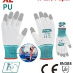 Guante Polyester XL con Recubrimiento de Pu Super Total (TSPUG62)