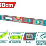 Nivel 60 CM Digital Imantado Aluminio  Industrial Total (TMT9606D)