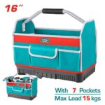 Bolso de Herramientas 16 Reforzado con Manija Metalica Capacidad Maxima 15KG Industrial Total (THT36L06)